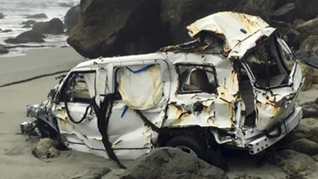 Angela Hernandez was driving Highway 1 in Big Sur when she swerved to avoid a small animal and her J