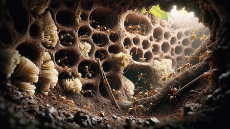 Ants began farming about 50 million years before humans thought to raise their own crops.