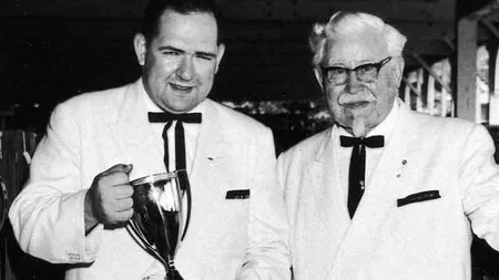 Dave Thomas learned the restaurant trade under Colonel Sanders at a KFC franchise in Indiana. His bo