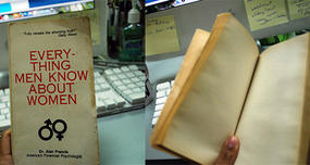 There's a book titled "Everything men know about women" that has over 100 blank pages.