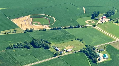 Field of Dreams finished filming in 1988. The baseball diamond stretched across two Iowa farms, and 