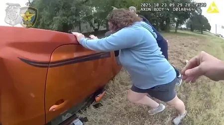 When a crash on I-30 in Fort Worth ejected a 1-year-old girl and her mother and pinned the baby unde