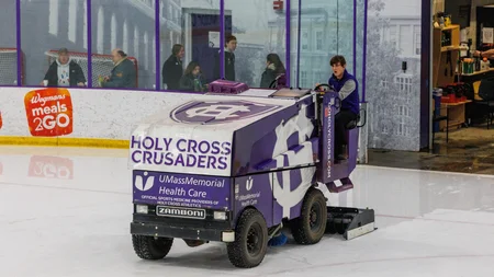 The Zamboni smooths ice at nearly every hockey rink in America. Frank Zamboni welded the first one i