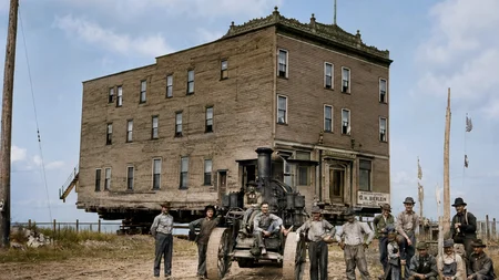 Hibbing is an old mining town on Minnesota's Iron Range. In 1919, the mining company found its ore r