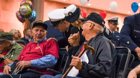 Since 2005, the Honor Flight Network has flown over 300,000 veterans to Washington for free, to see