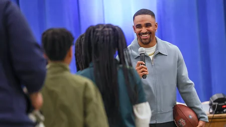 Jalen Hurts kept hearing the same story. Philadelphia schools were sending kids home early because c