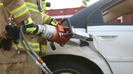 The Jaws of Life, the hydraulic tool that pries a wrecked car open, came out of a drag racing parts