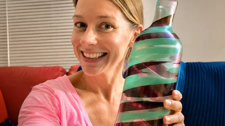 Jessica Vincent paid $3.99 for a swirled glass vase at a Goodwill in Hanover County, Virginia. She r