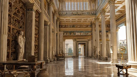 The Library of Alexandria held up to 700,000 scrolls. To fill it, guards searched every ship in the 