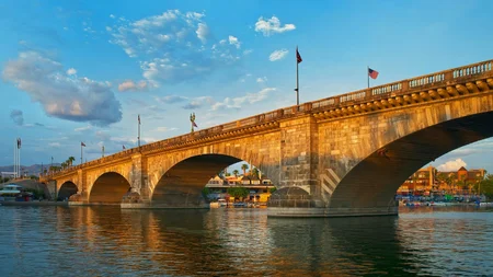 London Bridge, the real one from the Thames, now stands in the Arizona desert. In 1968, developer Ro