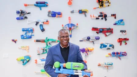 Lonnie Johnson, a NASA engineer, invented the Super Soaker by accident - a burst of water shot acros