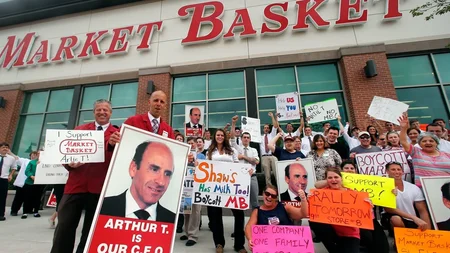 25,000 grocery workers walked off the job to save the CEO their board had just fired. No union. No p