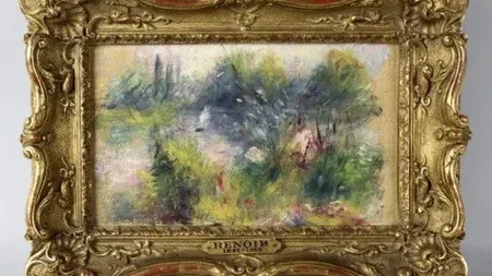A Virginia woman bought a napkin-sized landscape at a West Virginia flea market in 2009 for $7. She 