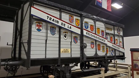 Americans filled a 700-boxcar train with food for war-torn France in 1947. It came entirely from ord
