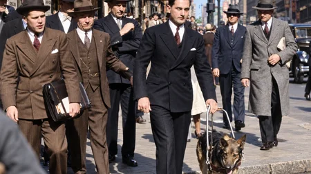 In 1928 America had no guide dog schools. A blind twenty-year-old trained six weeks in Switzerland w