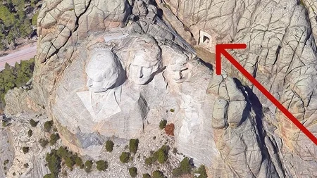 Mount Rushmore has a secret: a 70-foot granite tunnel cut directly behind the faces. Sculptor Gutzon