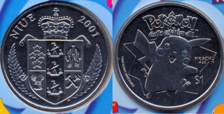 Niue's Pokemon Coins