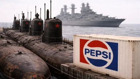 The Soviet Union Traded Pepsi 17 Submarines for Soft Drinks. Pepsi Briefly Had the 6th Largest Navy in the World.