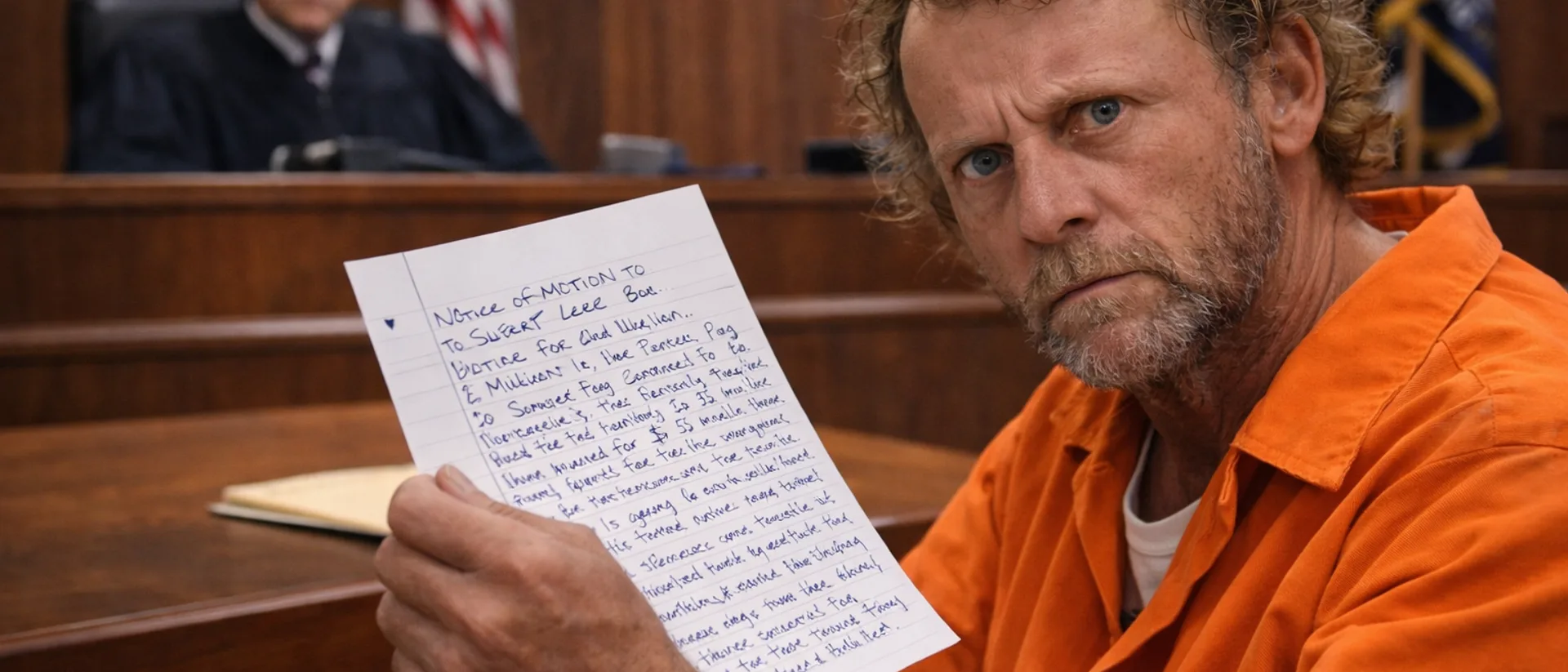 A Prisoner Sued Himself for $5 Million and Asked the State to Pay