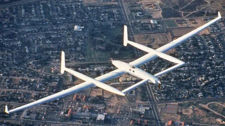 Dick Rutan and Jeana Yeager flew a plane built by volunteers in a Mojave Desert hangar. On takeoff, 