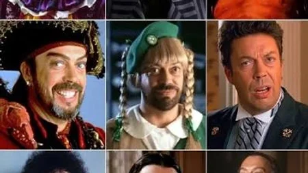 Tim Curry played Pennywise, Wadsworth in Clue, Long John Silver, and the voice of Nigel Thornberry -