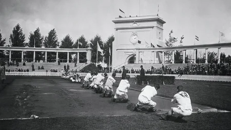 Tug of War was an Olympic event between 1900 and 1920.