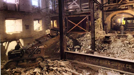The White House interior is a 1950s building. Engineers found it near collapse in 1948. Margaret Tru